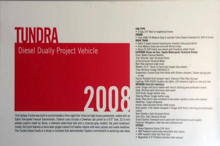  Toyota Tundra Diesel Dually Project Vehicle 2007 года  (фото 10 из 13)